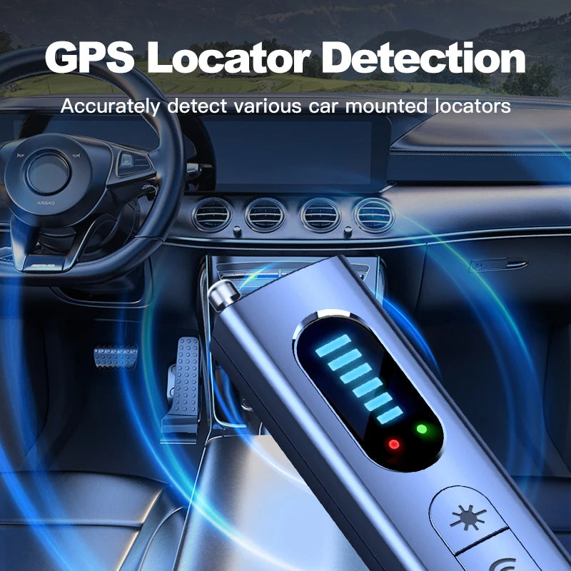 Kamerų, GPS sekiklių ir blakių detektorius