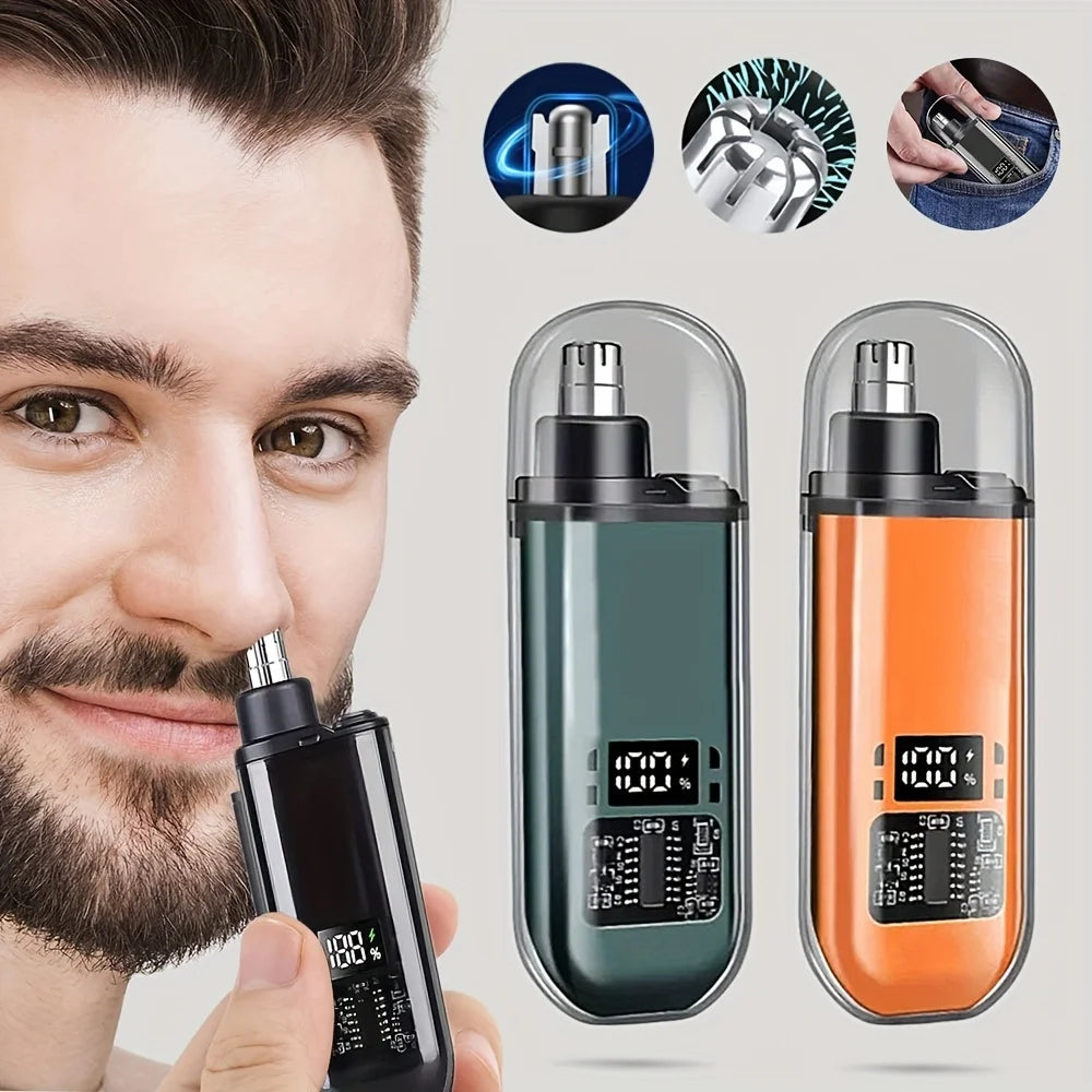 Mini Elektrinis Nosies Plaukelių Kirptuvas – Elegancija Be Jokių Laidų!