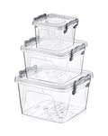 3 dalių kvadratinių dėžučių rinkinys Multi Box