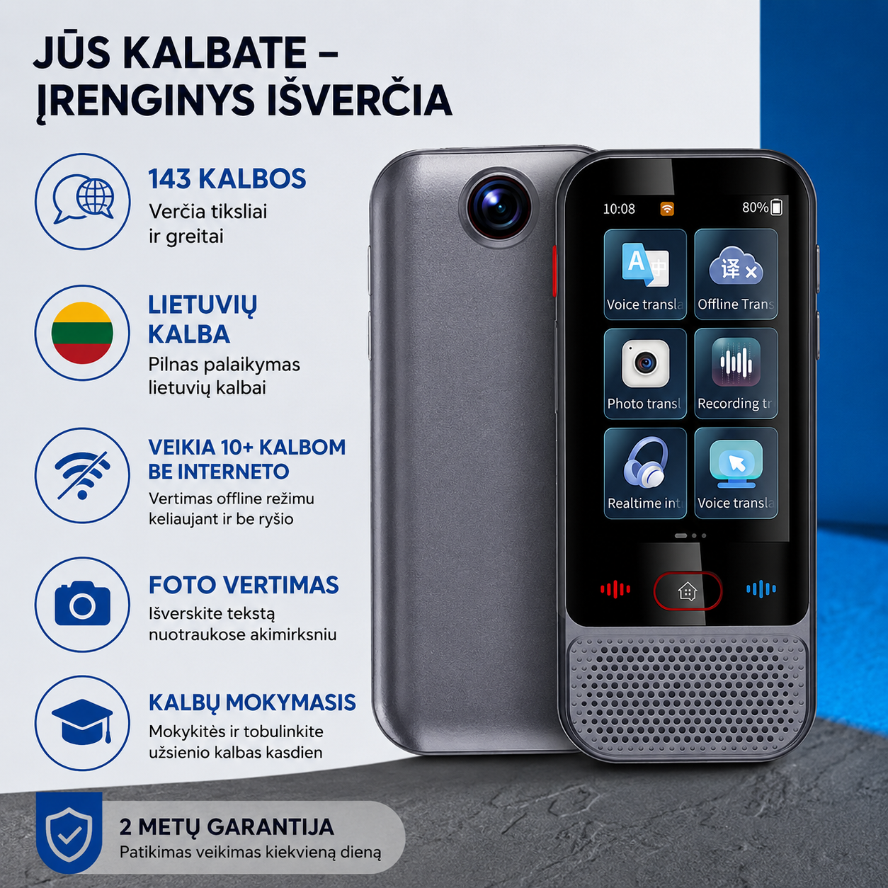 Vertėjas balsu Lektro M30