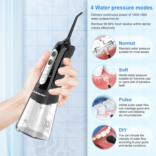 Išmanusis Dantų Iriklis (Water Flosser) INSMART – Giluminis Valymas ir Skaistesnė Šypsena!