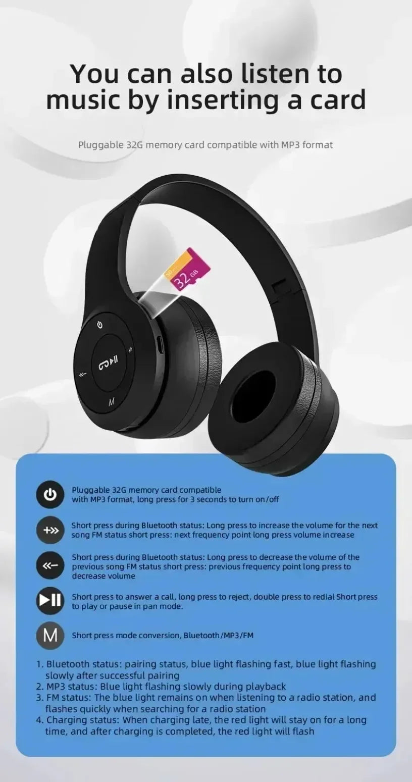 P47 Belaidės Bluetooth Ausinės – Garsas, Kuris Keliauja Su Jumis!
