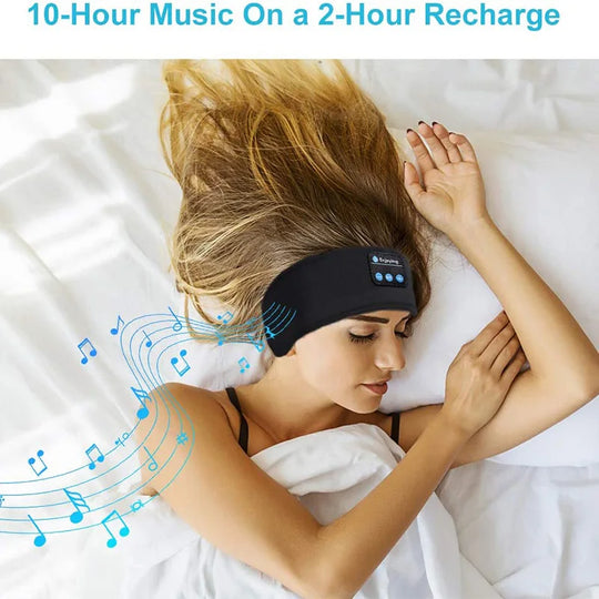 Belaidė Bluetooth Ausinių Juosta – Muzika, Miegui ir Sportui Be Trikdžių!