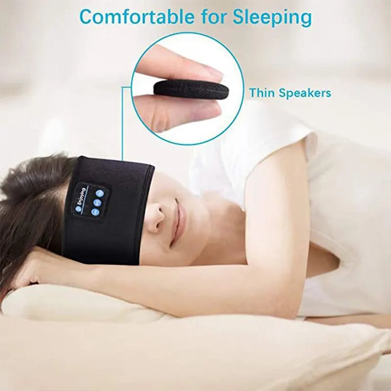 Belaidė Bluetooth Ausinių Juosta – Muzika, Miegui ir Sportui Be Trikdžių!
