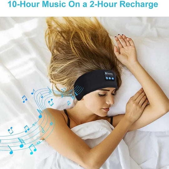 Belaidė Bluetooth Ausinių Juosta – Muzika, Miegui ir Sportui Be Trikdžių!