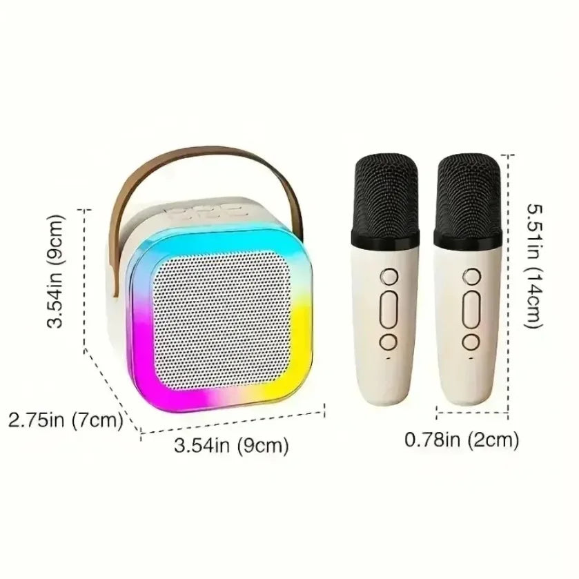 XIKCU Nešiojama Bluetooth Karaoke Sistema – Jūsų Asmeninis KTV!