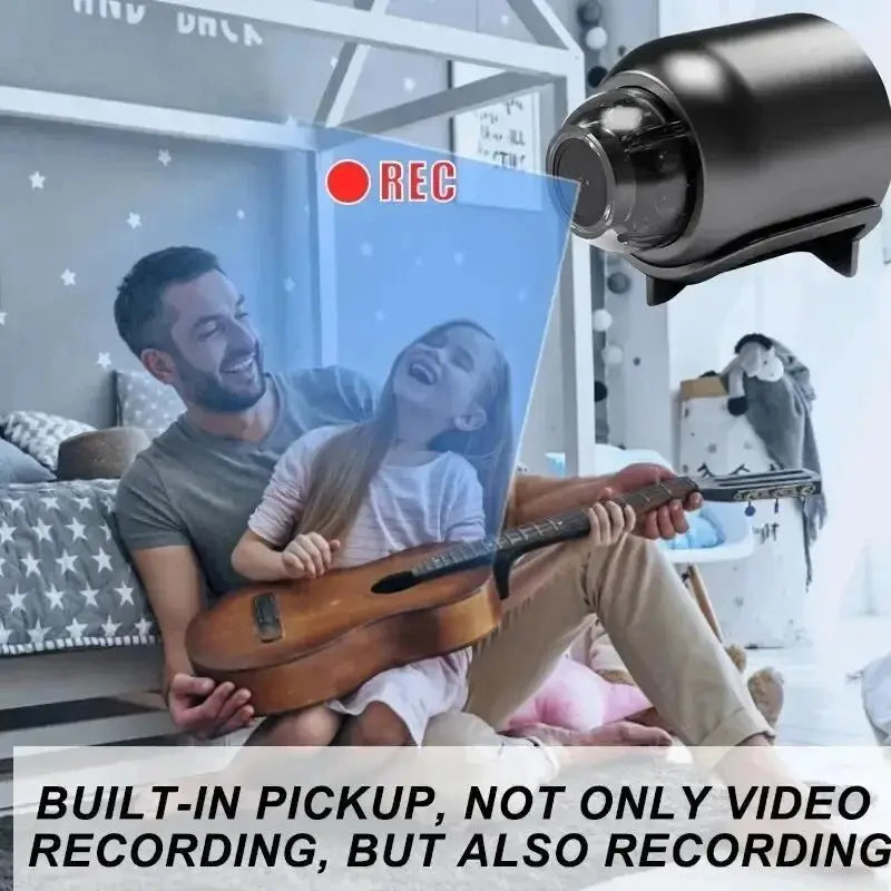 Mini 1080P Full HD Kamera – Kompaktiškas Stebėjimo Sprendimas!