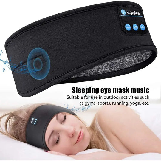 Belaidė Bluetooth Ausinių Juosta – Muzika, Miegui ir Sportui Be Trikdžių!