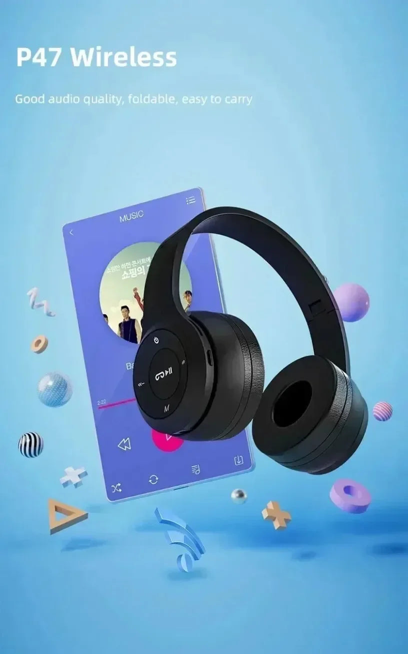 P47 Belaidės Bluetooth Ausinės – Garsas, Kuris Keliauja Su Jumis!