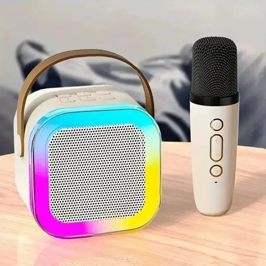 XIKCU Nešiojama Bluetooth Karaoke Sistema – Jūsų Asmeninis KTV!