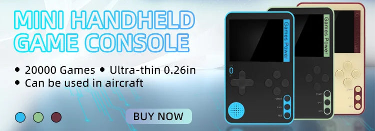 Nešiojama Retro Žaidimų Konsolė – Jūsų Nostalgiška Kišeninė Arcade!
