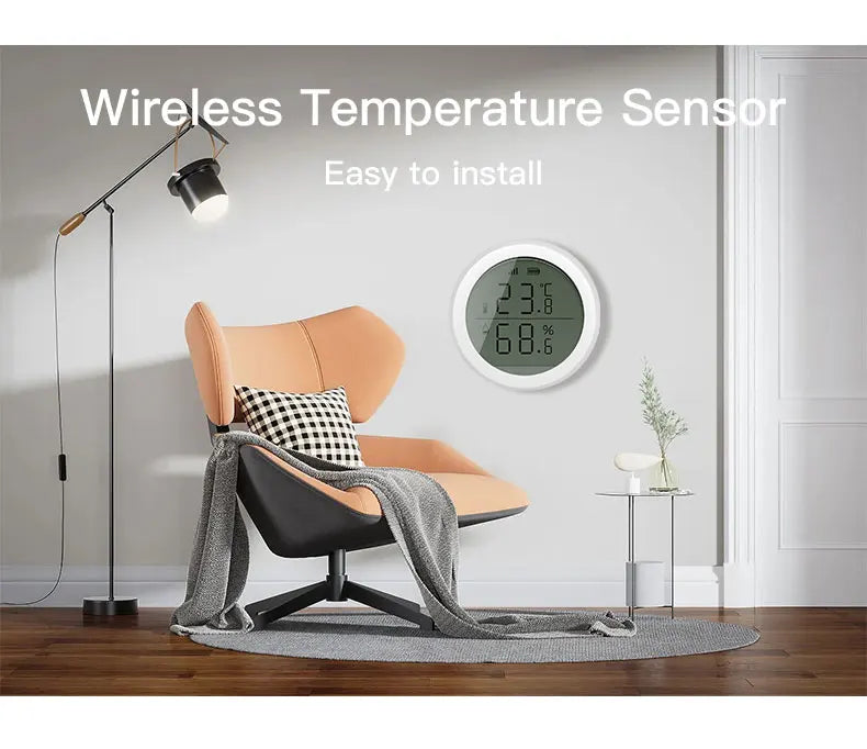 RSH ZigBee Išmanusis Temperatūros ir Drėgmės Jutiklis – Tiksli Kontrolė Balsu!