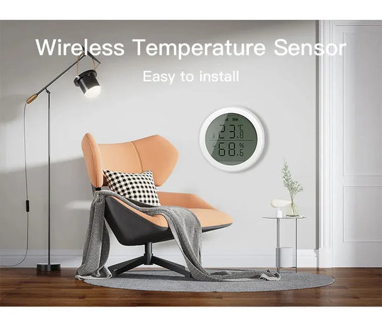 RSH ZigBee Išmanusis Temperatūros ir Drėgmės Jutiklis – Tiksli Kontrolė Balsu!