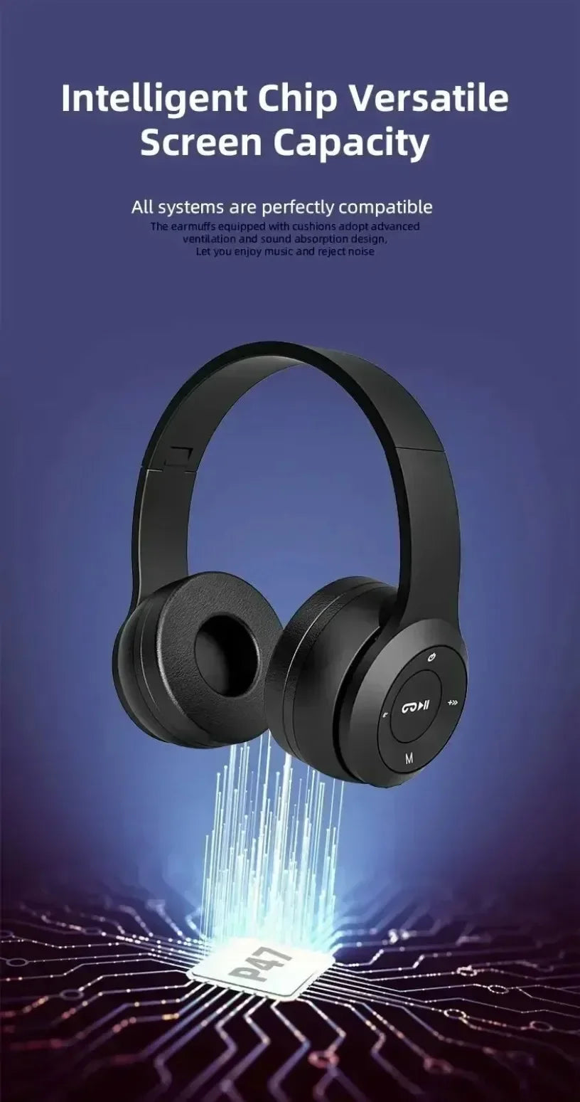 P47 Belaidės Bluetooth Ausinės – Garsas, Kuris Keliauja Su Jumis!