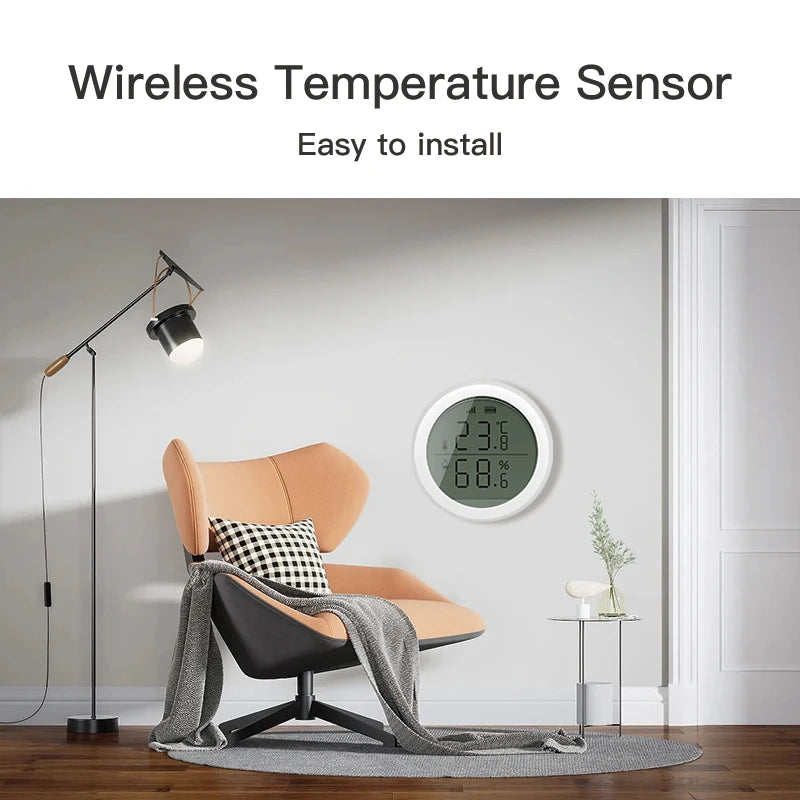RSH ZigBee Išmanusis Temperatūros ir Drėgmės Jutiklis – Tiksli Kontrolė Balsu!