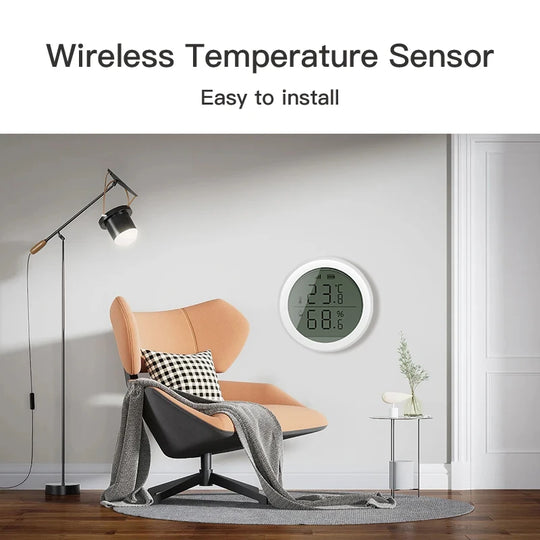 RSH ZigBee Išmanusis Temperatūros ir Drėgmės Jutiklis – Tiksli Kontrolė Balsu!