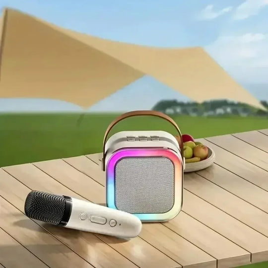 XIKCU Nešiojama Bluetooth Karaoke Sistema – Jūsų Asmeninis KTV!