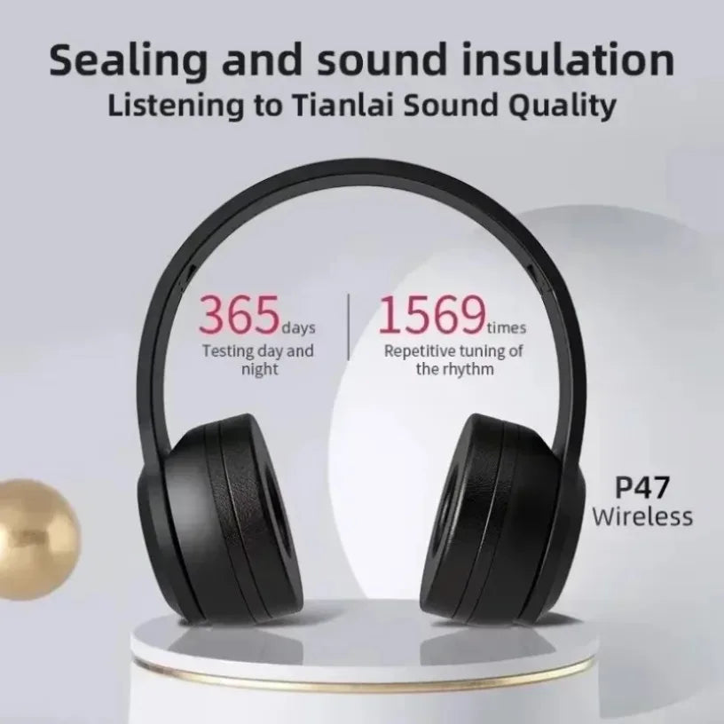 P47 Belaidės Bluetooth Ausinės – Garsas, Kuris Keliauja Su Jumis!