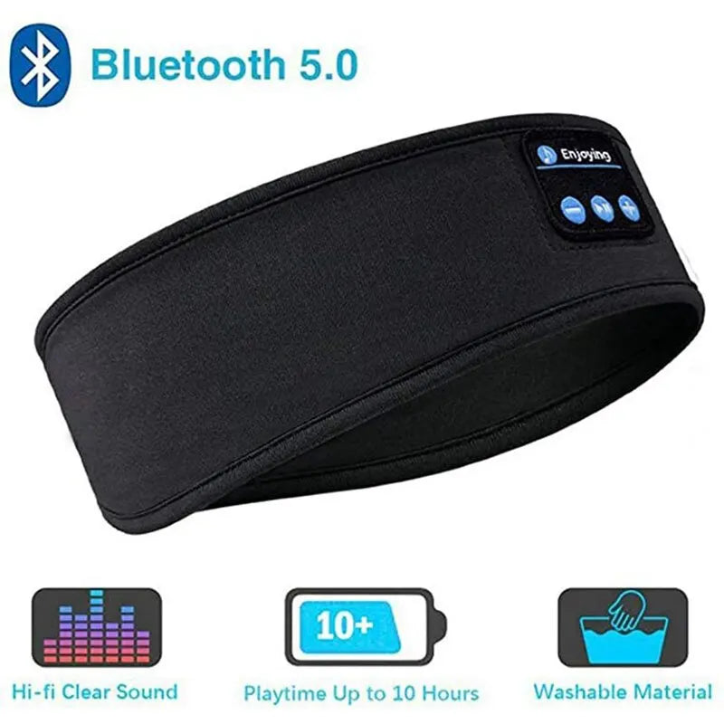 Belaidė Bluetooth Ausinių Juosta – Muzika, Miegui ir Sportui Be Trikdžių!