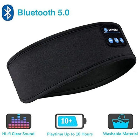 Belaidė Bluetooth Ausinių Juosta – Muzika, Miegui ir Sportui Be Trikdžių!