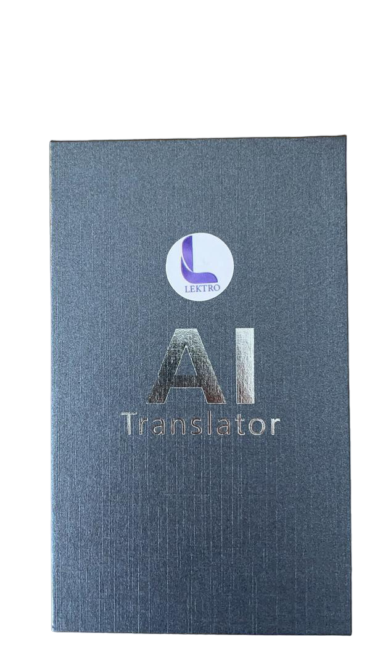 Artificial intelligence Lektro Z6 voice translator - works without internet!