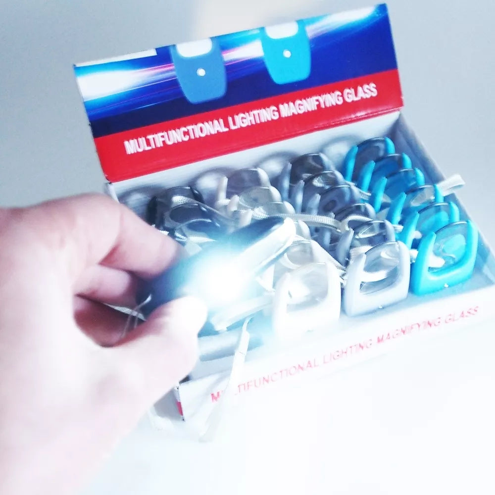 Kišeninė LED lupa