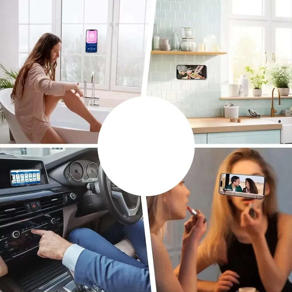Silikoninė lipni plokštelė telefonui MĖTINĖ