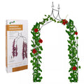 Sodo pergola augalams 150 × 37 × 240 cm, metalinė, juoda